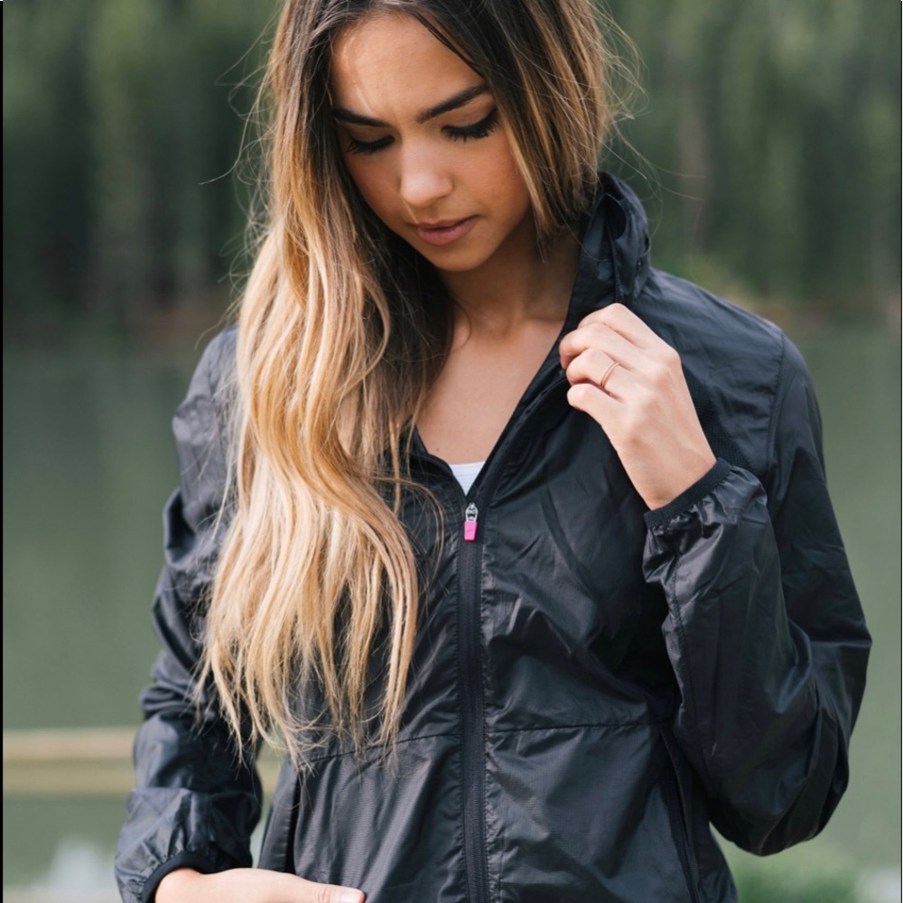 NWT Zyia Black Trainer Jacket Size XL